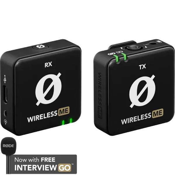 RODE Wireless ME Compact Digital Wireless Microphone System (2.4 GHz, Black)