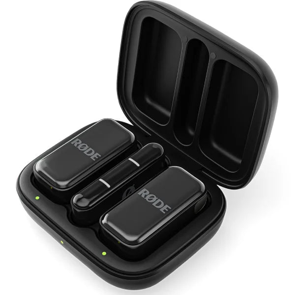 RODE Wireless Micro 2-Person Ultracompact Wireless Microphone System with USB-C Connector (2.4 GHz, Black)