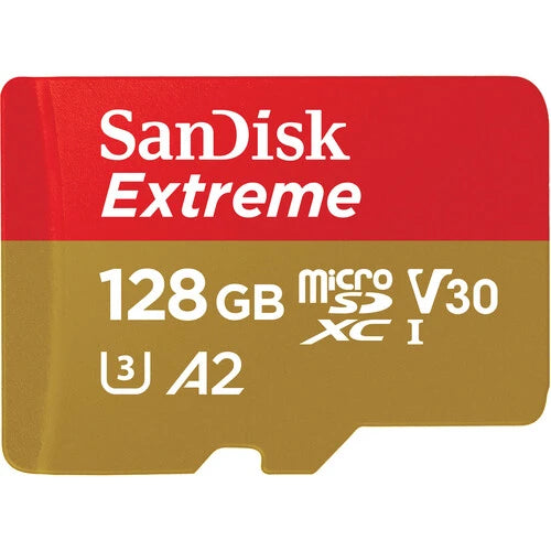 SanDisk 128GB Extreme UHS-I microSDXC Memory Card (190MB/s)