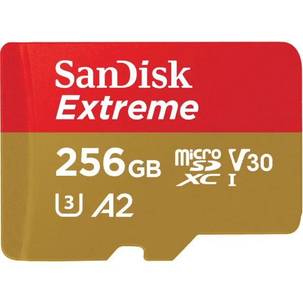 SanDisk 256GB Extreme UHS-I microSDXC Memory Card (190MB/s)