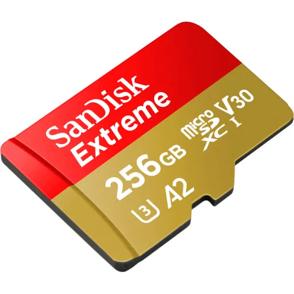 SanDisk 256GB Extreme UHS-I microSDXC Memory Card (190MB/s)