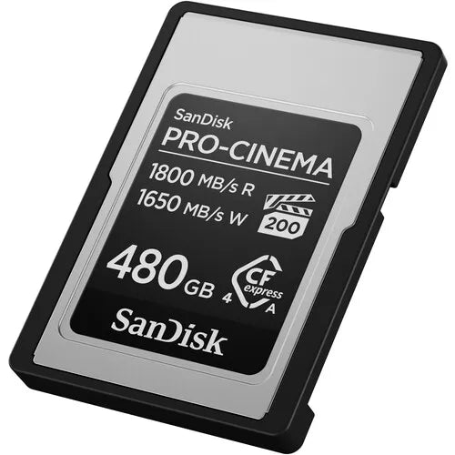 SanDisk 480GB PRO-CINEMA CFexpress Type A Memory Card
