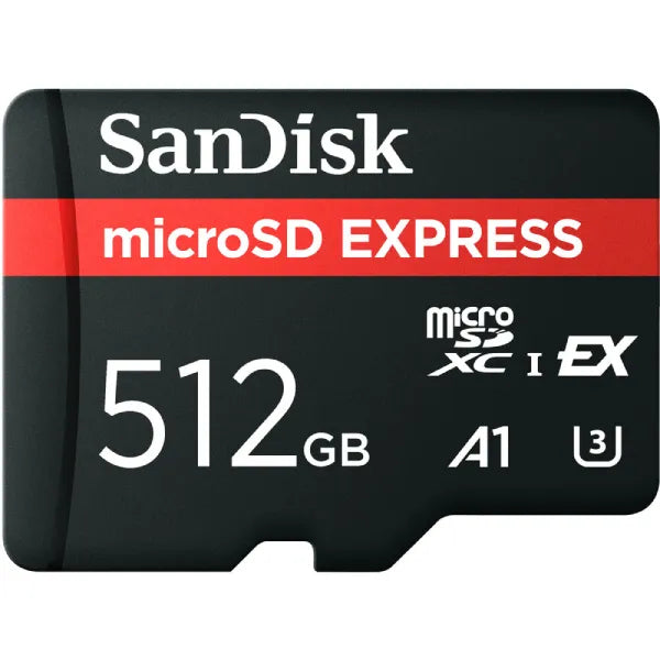 SanDisk 512GB microSD Express Memory Card (880MB/s)