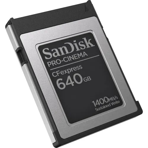 SanDisk 640GB PRO-CINEMA CFexpress Type B Memory Card