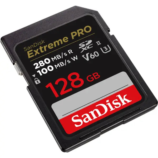 SanDisk 128GB Extreme PRO UHS-II SDXC Memory Card (280MB/s)