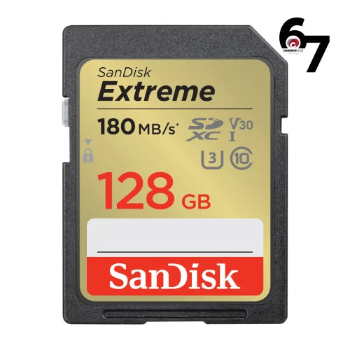 SanDisk 128GB Extreme UHS-I SDXC Memory Card (180MB/s)