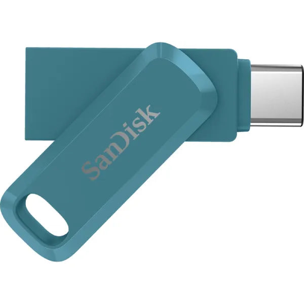 SanDisk 64GB Ultra Dual Drive Go 2-in-1 Flash Drive (Navagio Bay)