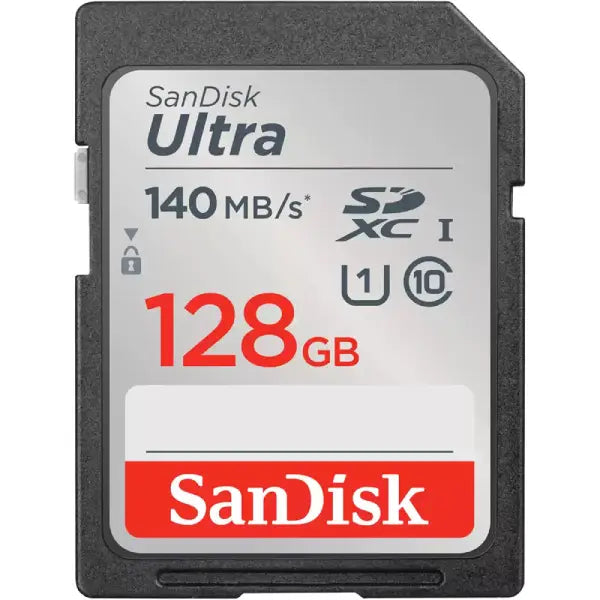 SanDisk 128GB Ultra SDXC Memory Card (140MB/s)