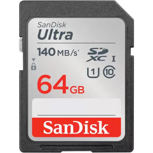 SanDisk 64GB Ultra SDXC Memory Card (140MB/s)