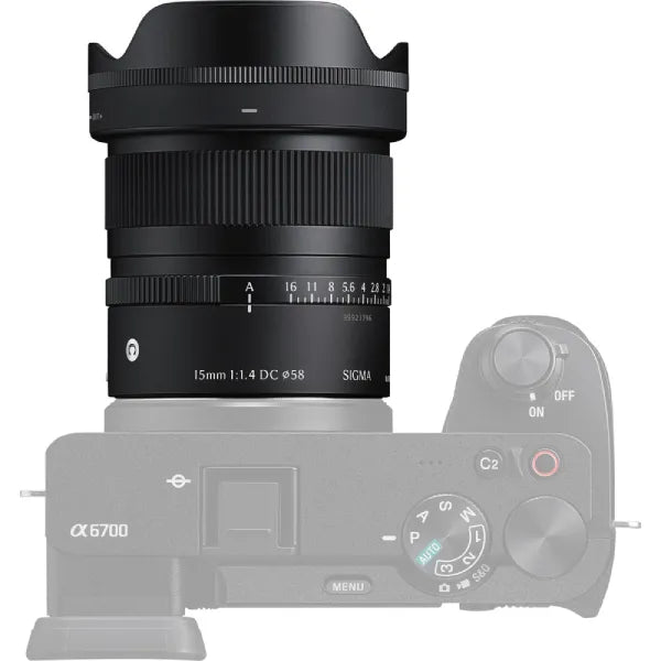 Sigma 15mm f/1.4 DC Contemporary Lens (Sony E)