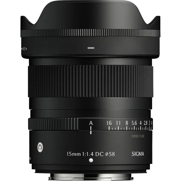 Sigma 15mm f/1.4 DC Contemporary Lens (Fujifilm X)