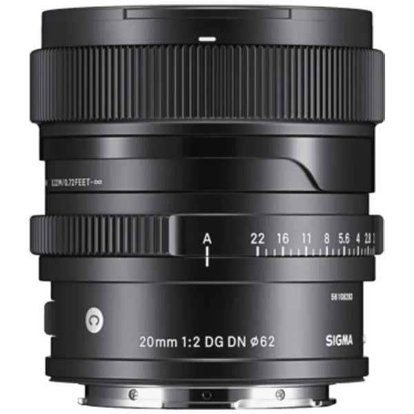 Sigma 20mm f/2 DG DN Contemporary Lens (Sony E)