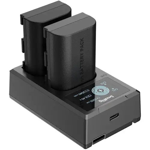 SmallRig LP-E6NH Dual Charger Kit with 2 Batteries