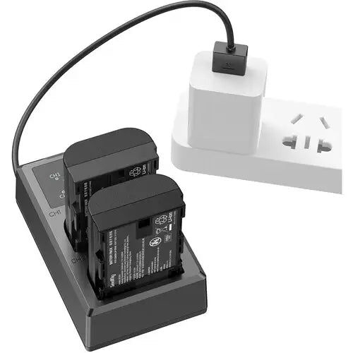 SmallRig LP-E6NH Dual Charger Kit with 2 Batteries