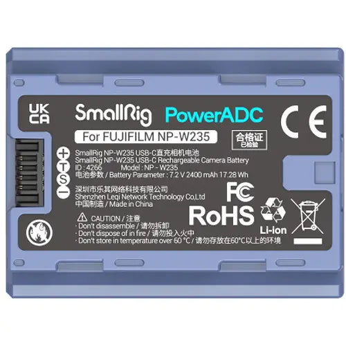 SmallRig NP-W235 USB-C Battery (7.2V, 2400mAh)