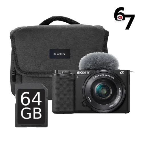 Sony Alpha ZV-E10 Mirrorless Camera Bundle