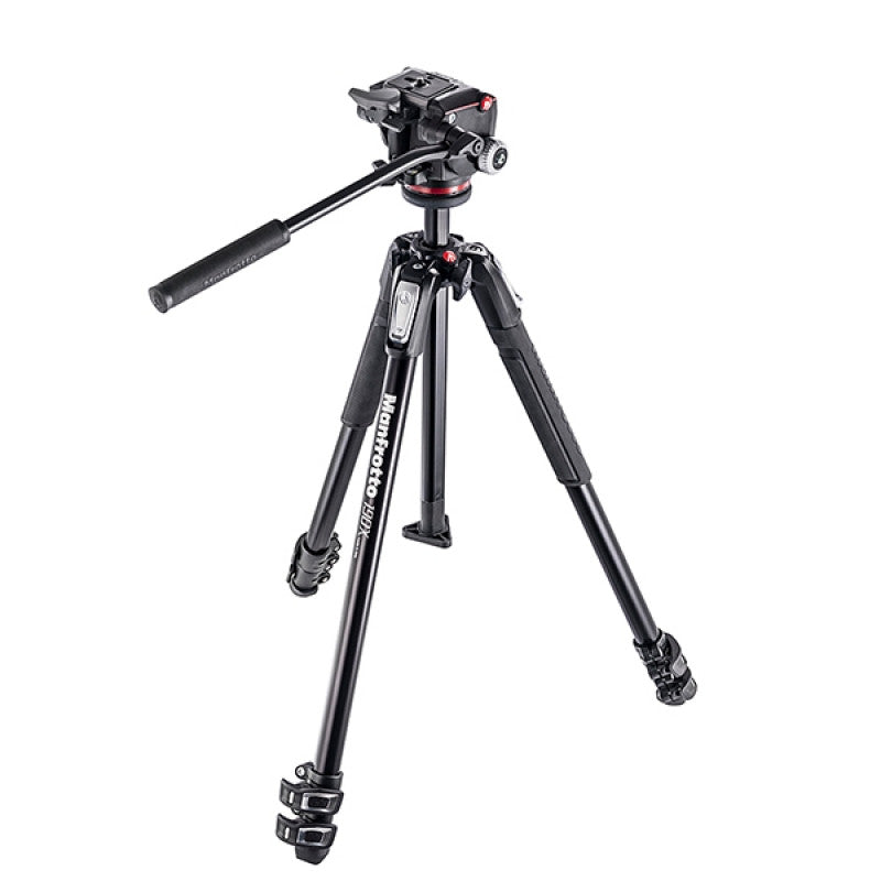 Manfrotto MK190X3-2W Aluminium 3-Section Tripod with 2-Way head