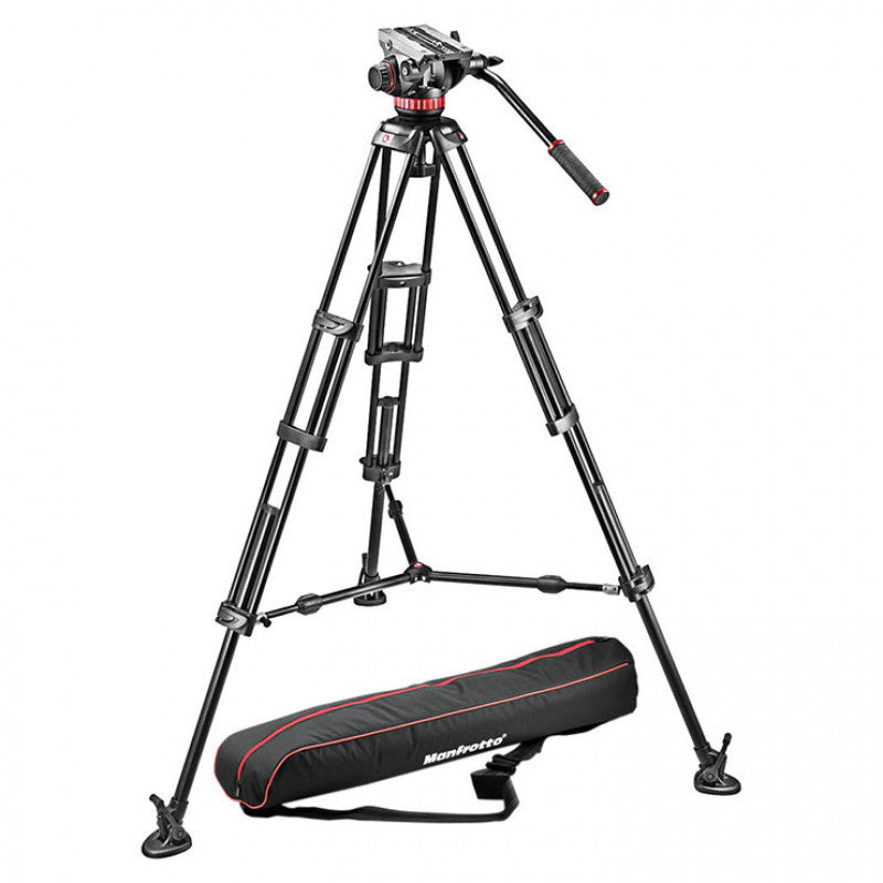 Manfrotto Pro Video Kit: MVH502A Head + 546B Tripod + Unpadded Bag