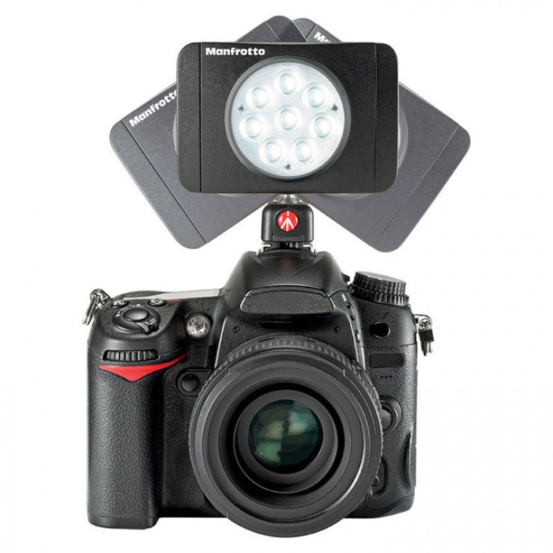 Manfrotto Lumimuse 8 LED Light and accessories