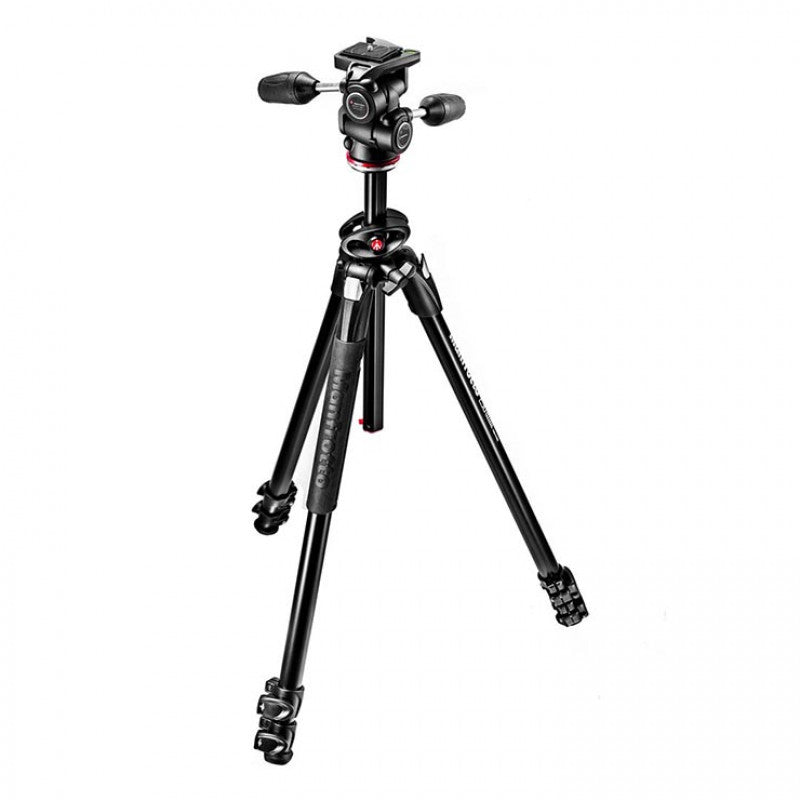 Manfrotto MK290DUA3-3W 290 Dual Aluminium 3-Section Kit with 3-Way Head