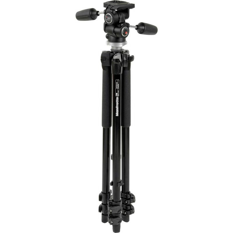 Manfrotto MK294A3-D3RC2 Kit 294 Aluminium 3-Section Tripod + 3-Way Head